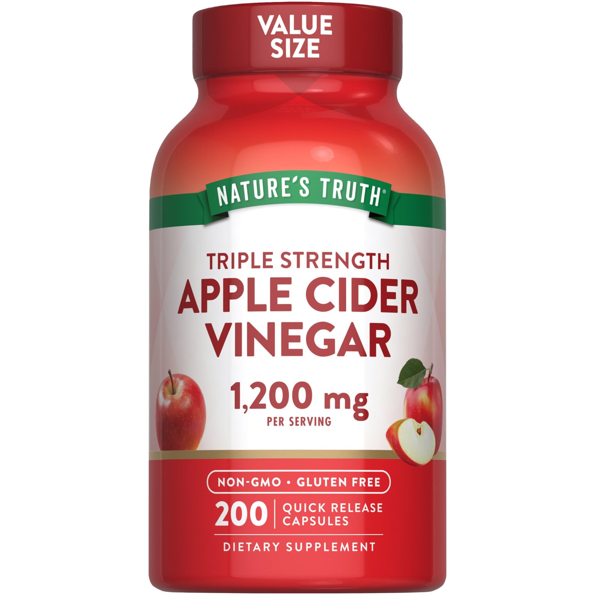 Nature's Truth Apple Cider Vinegar Capsules 200 Capsules