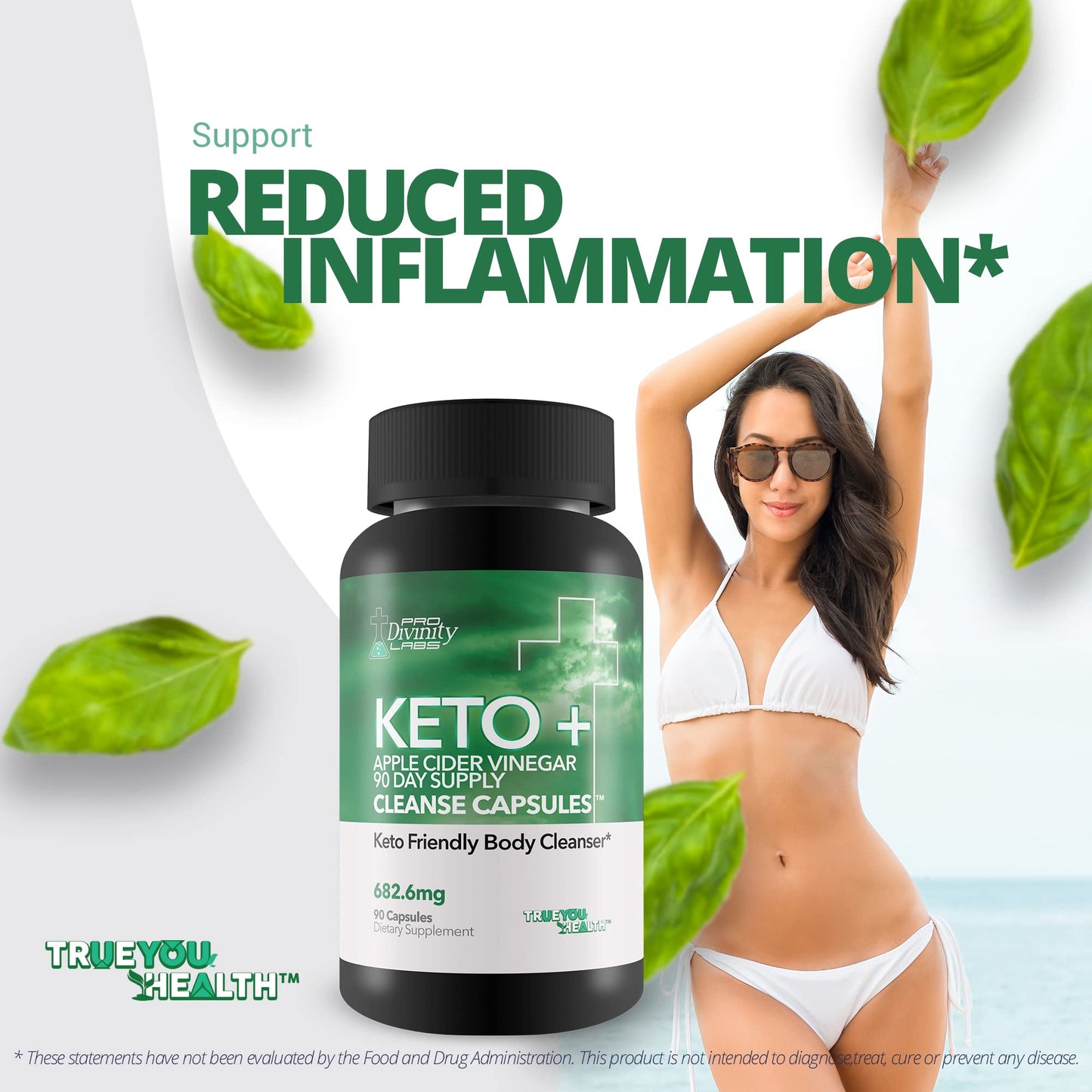 Generic Pro Divinity Labs Keto + Apple Cider Vinegar 90 Day Supply Cleanse Capsules 1 Count