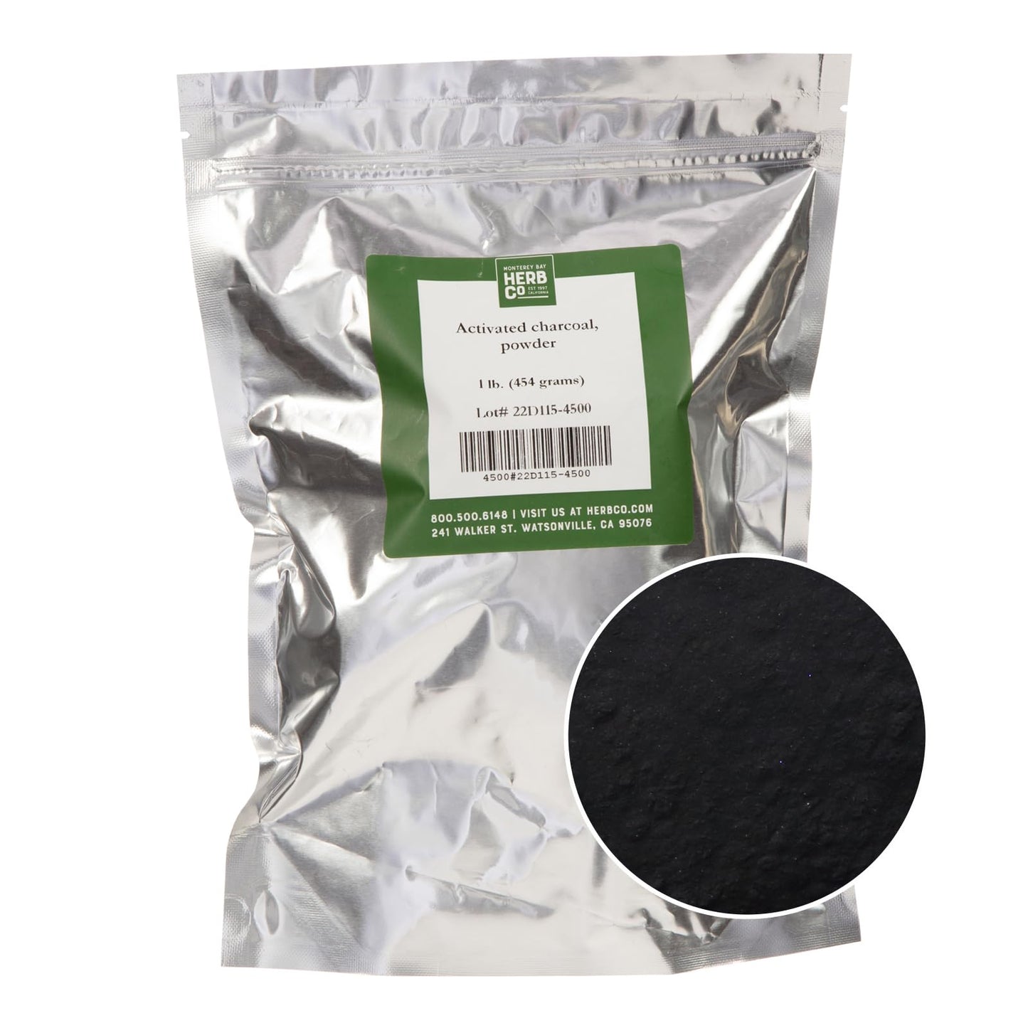 MONTEREY BAY HERB CO Activated Charcoal Powder, 16 oz