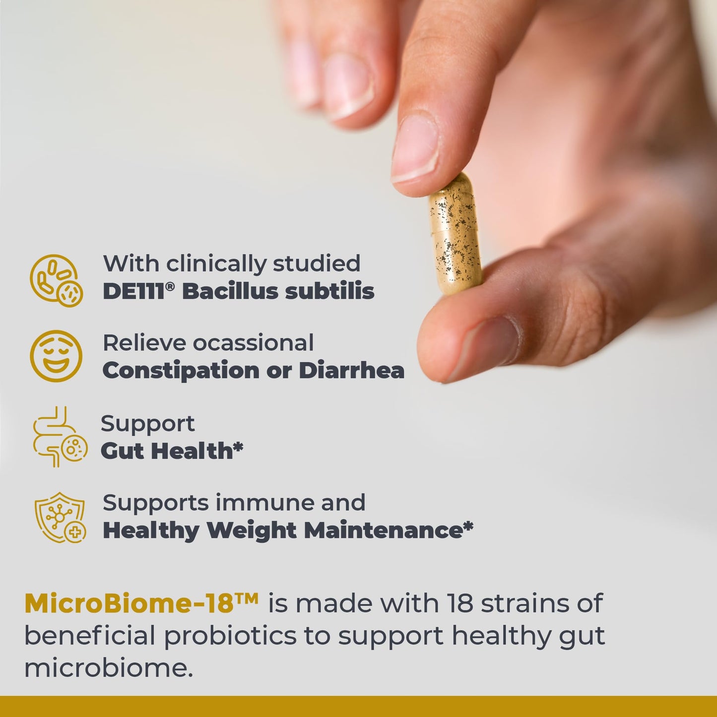 Premier Research Labs MicroBiome-18 Probiotics Capsule, 30 Count