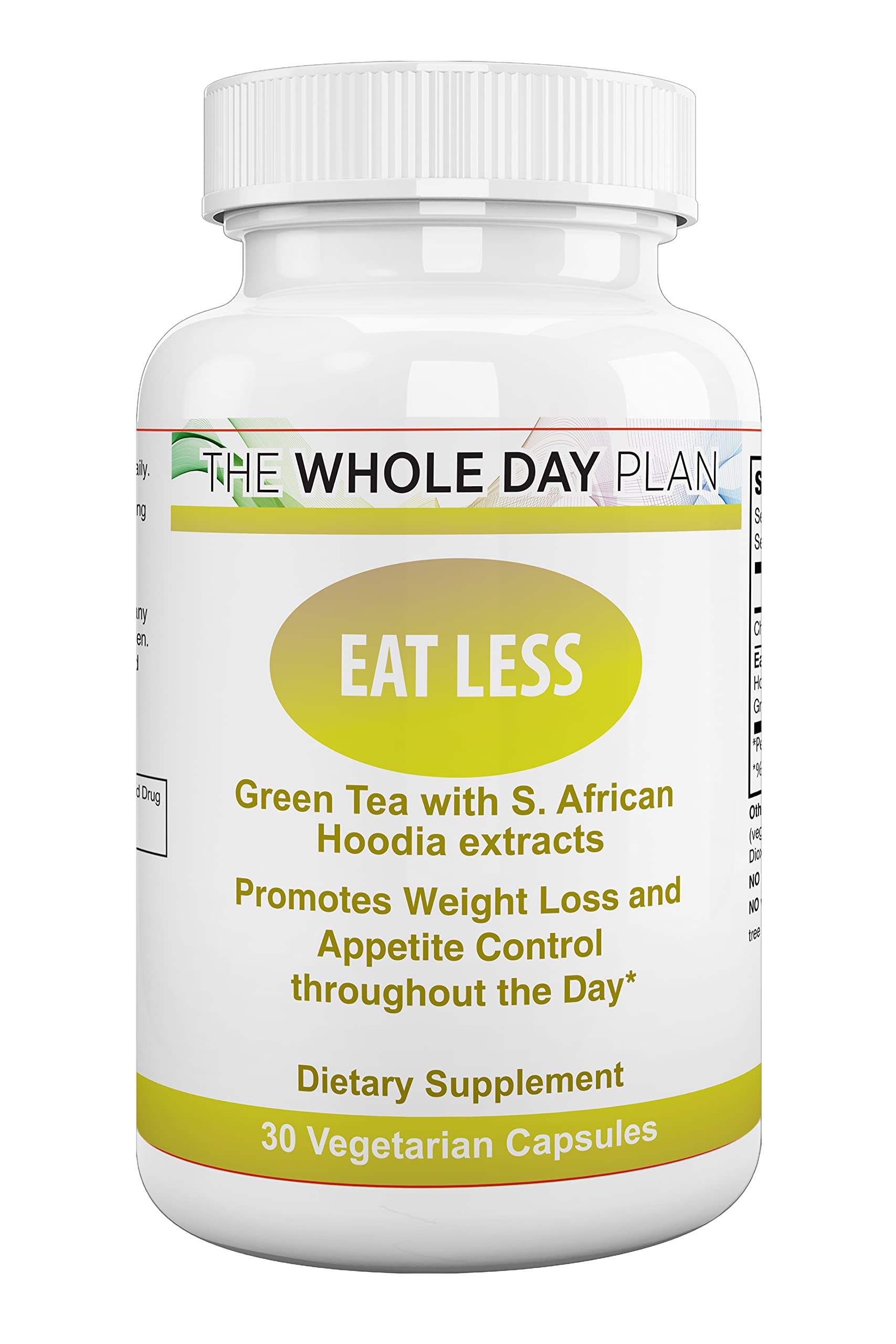 The WHOLE DAY Plan EAT LESS Weight Loss Capsules 30 Count