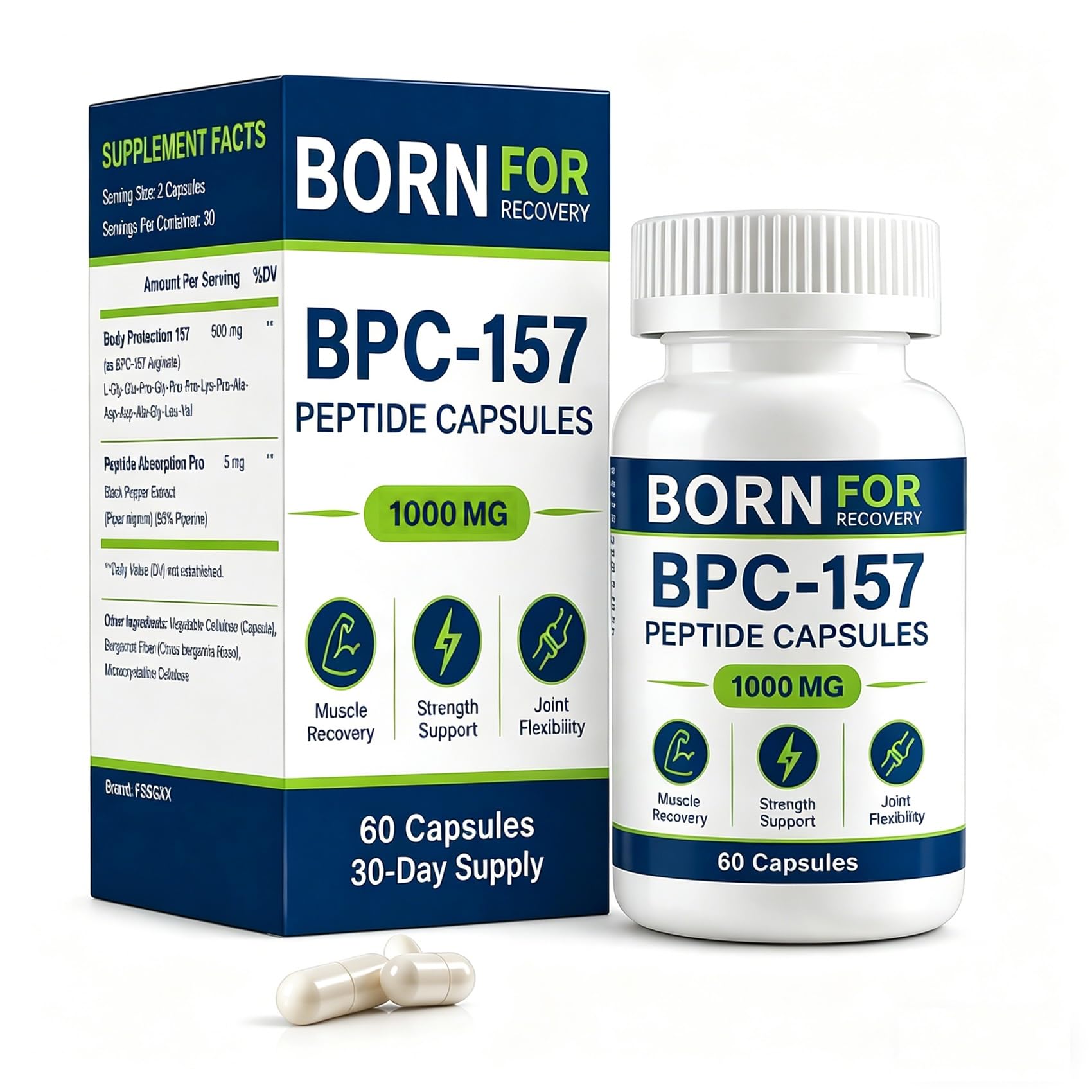 FSSGXX BPC 157 1000mg Tablet, 60 Tablets
