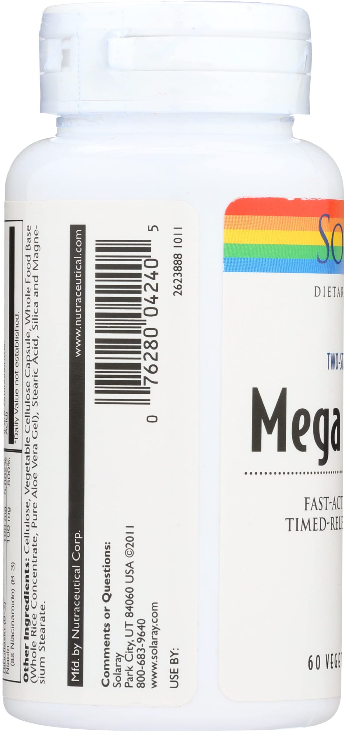 SOLARAY Mega B Stress Two Stage 60 VegCaps
