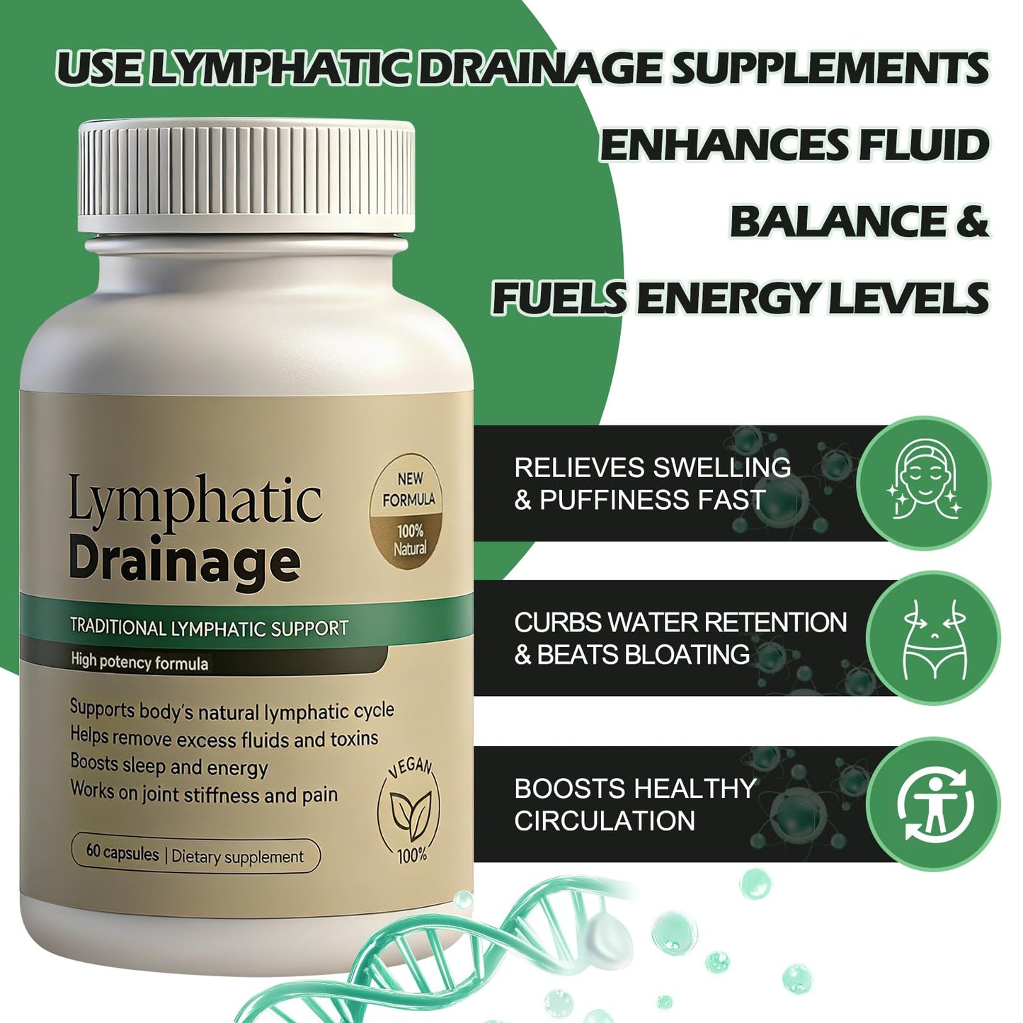 Tnaasmais Lymphatic Drainage Capsules, 60 Capsules