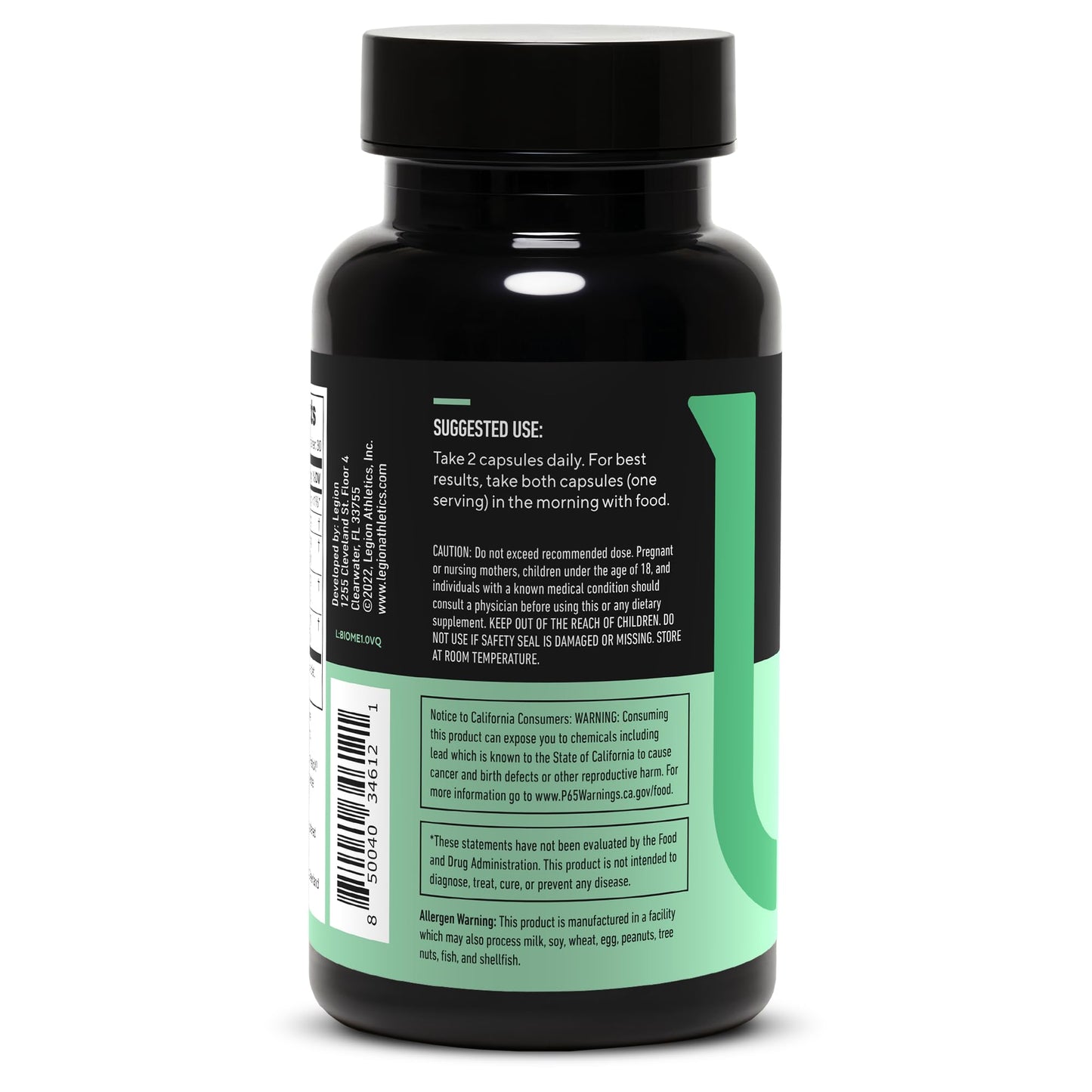 LEGION Biome Probiotic Capsule 60 Count