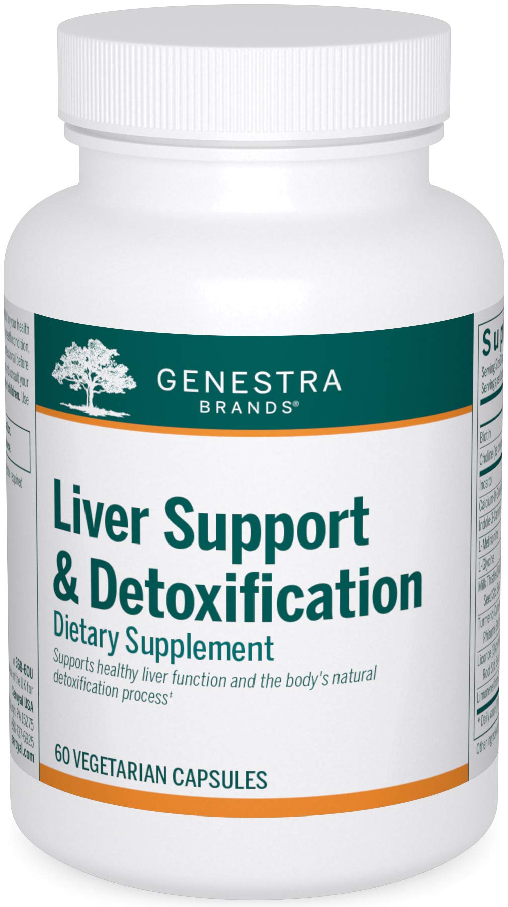 Genestra Brands Liver Support & Detoxification Capsules, 60 Capsules