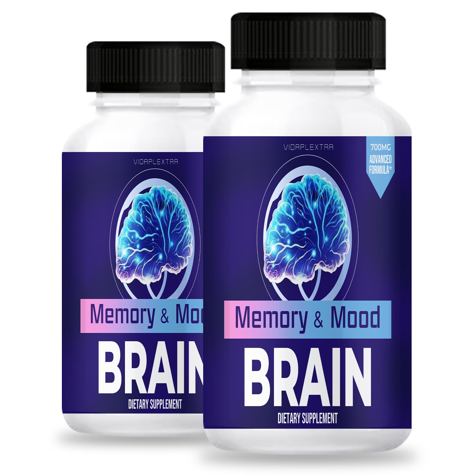 VIDAPLEXTRA Memory & Mood Advanced Capsules, 120 Capsules