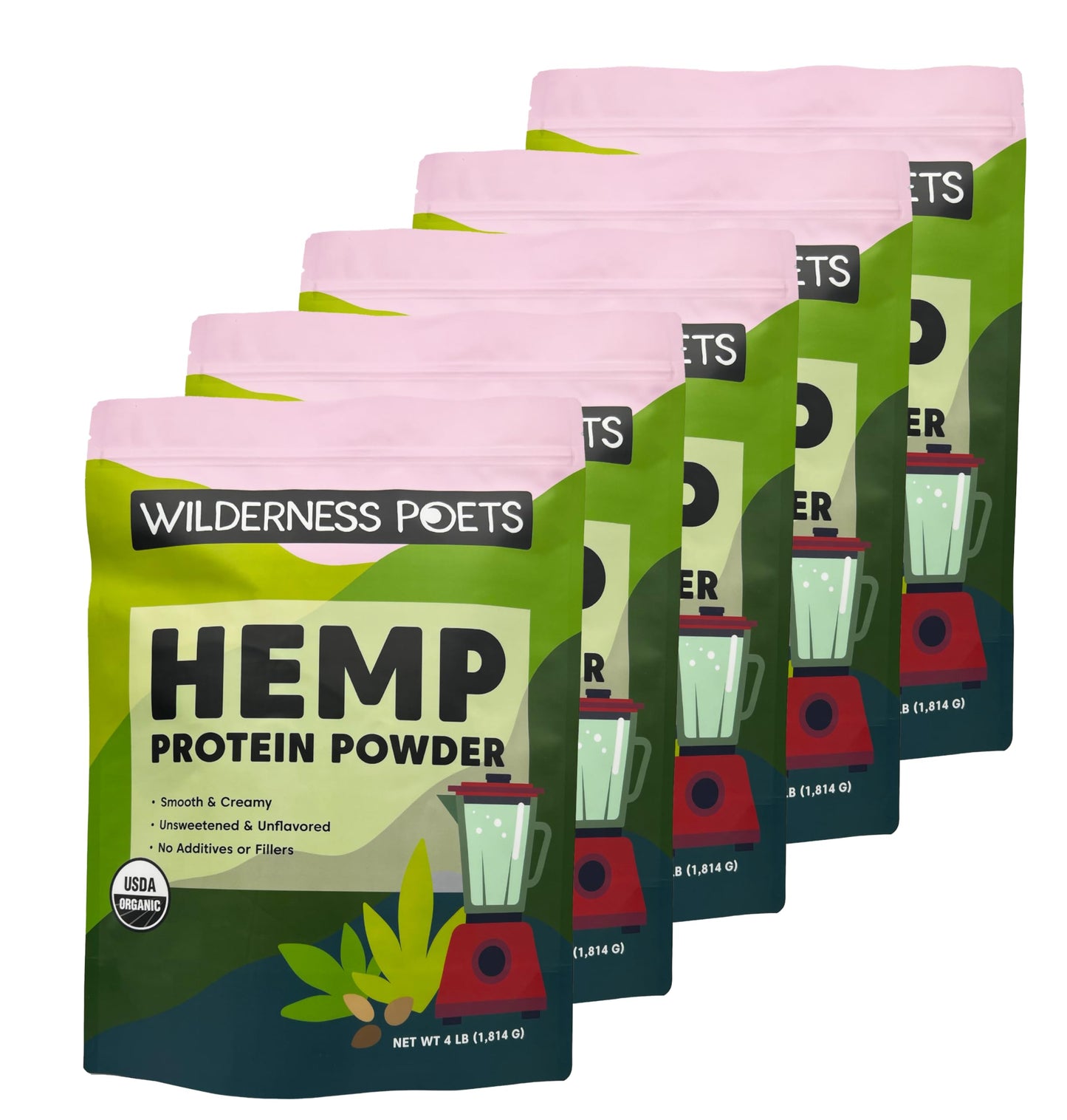 Wilderness Poets Organic Hemp Protein Powder 320