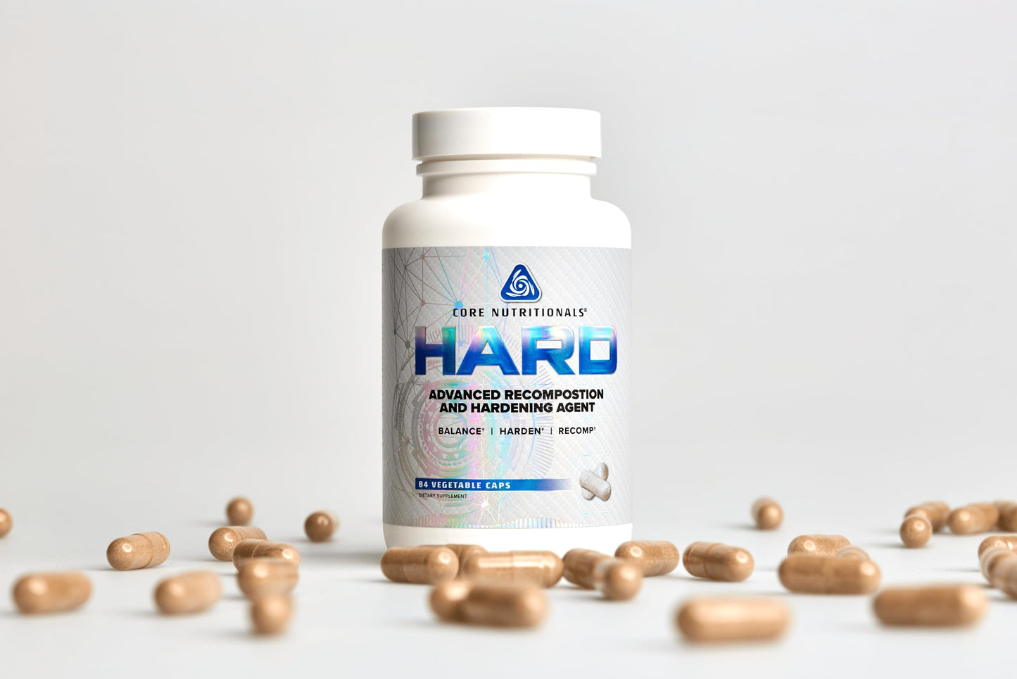 Core Nutritionals Platinum Hard Advanced Recomposition and Hardening Agent Capsules 84