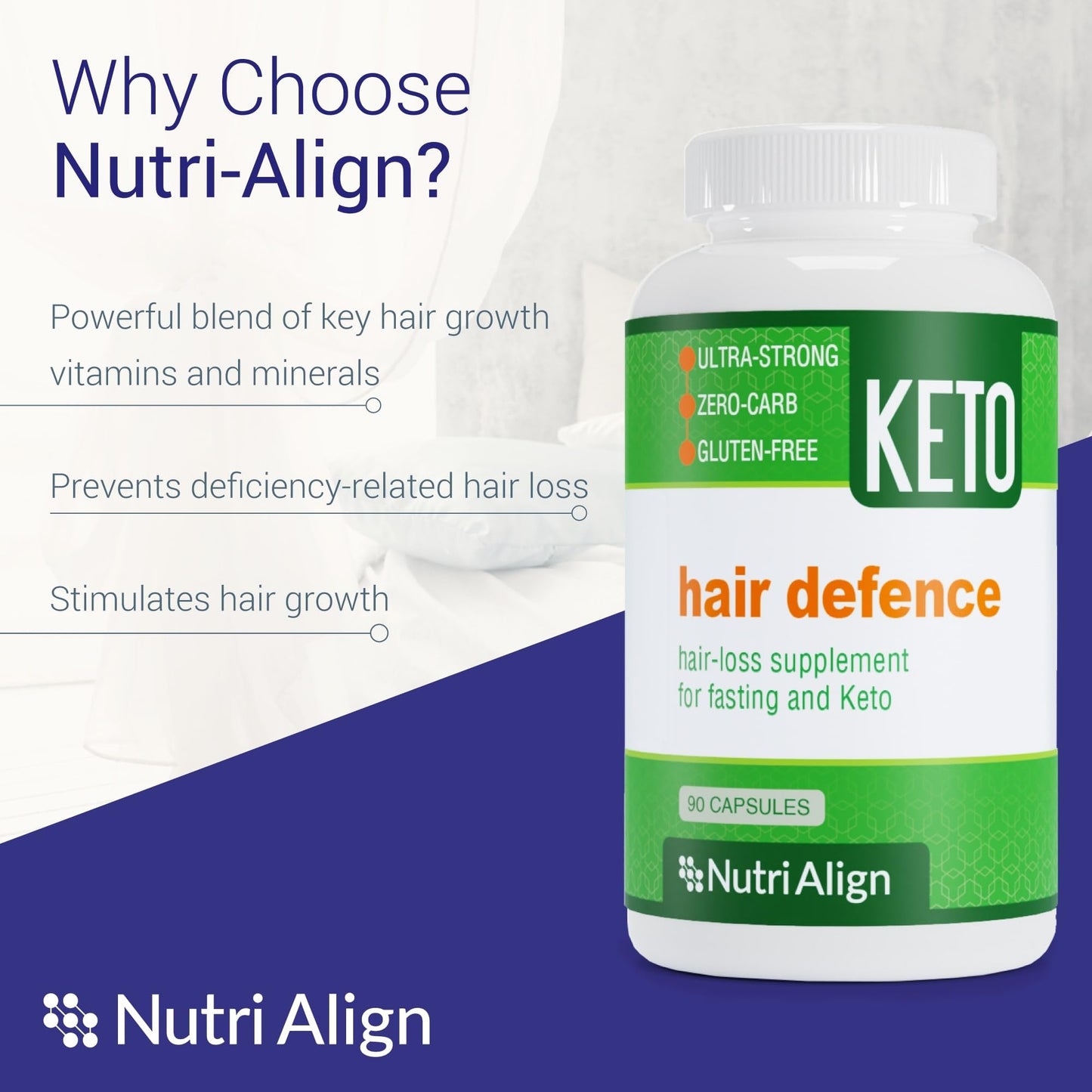 Nutri-Align Hair Defence Biotin Complex Capsule 90 Count