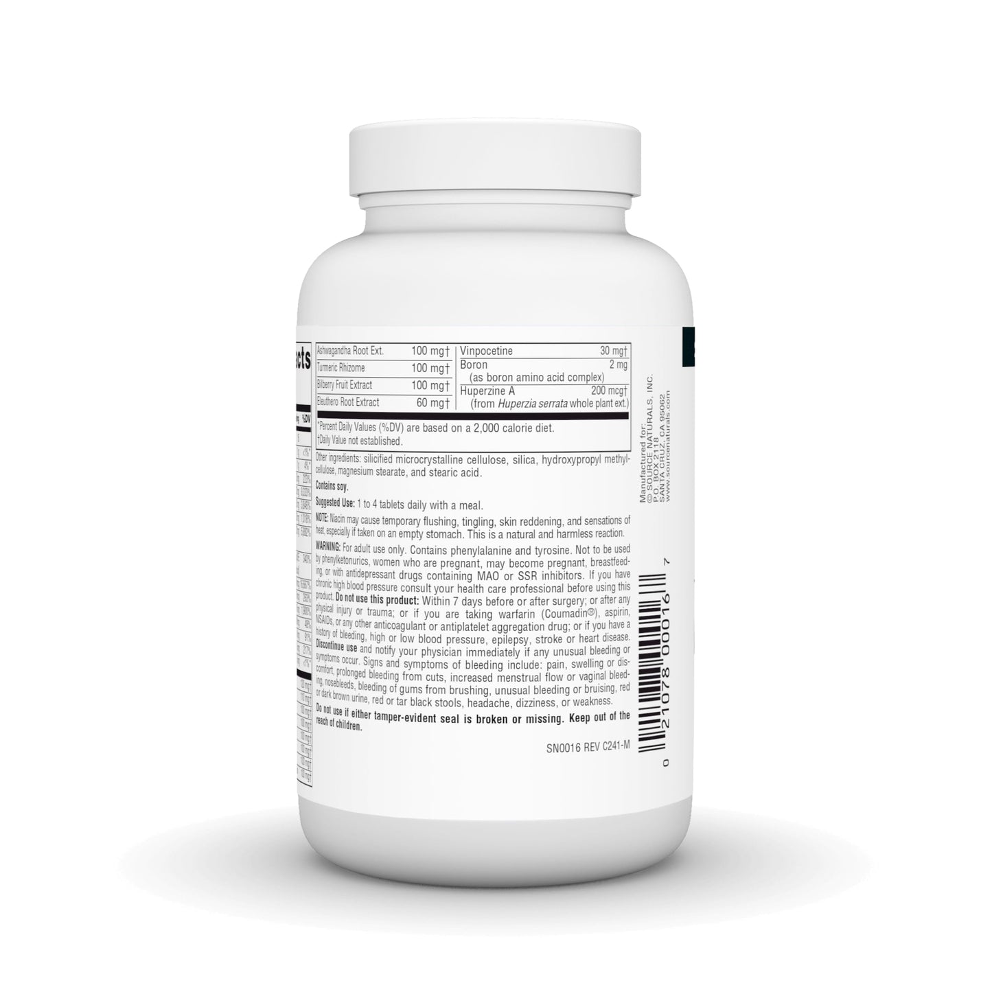 Source Naturals Higher Mind with Phosphatidylserine Tablets 90 Count