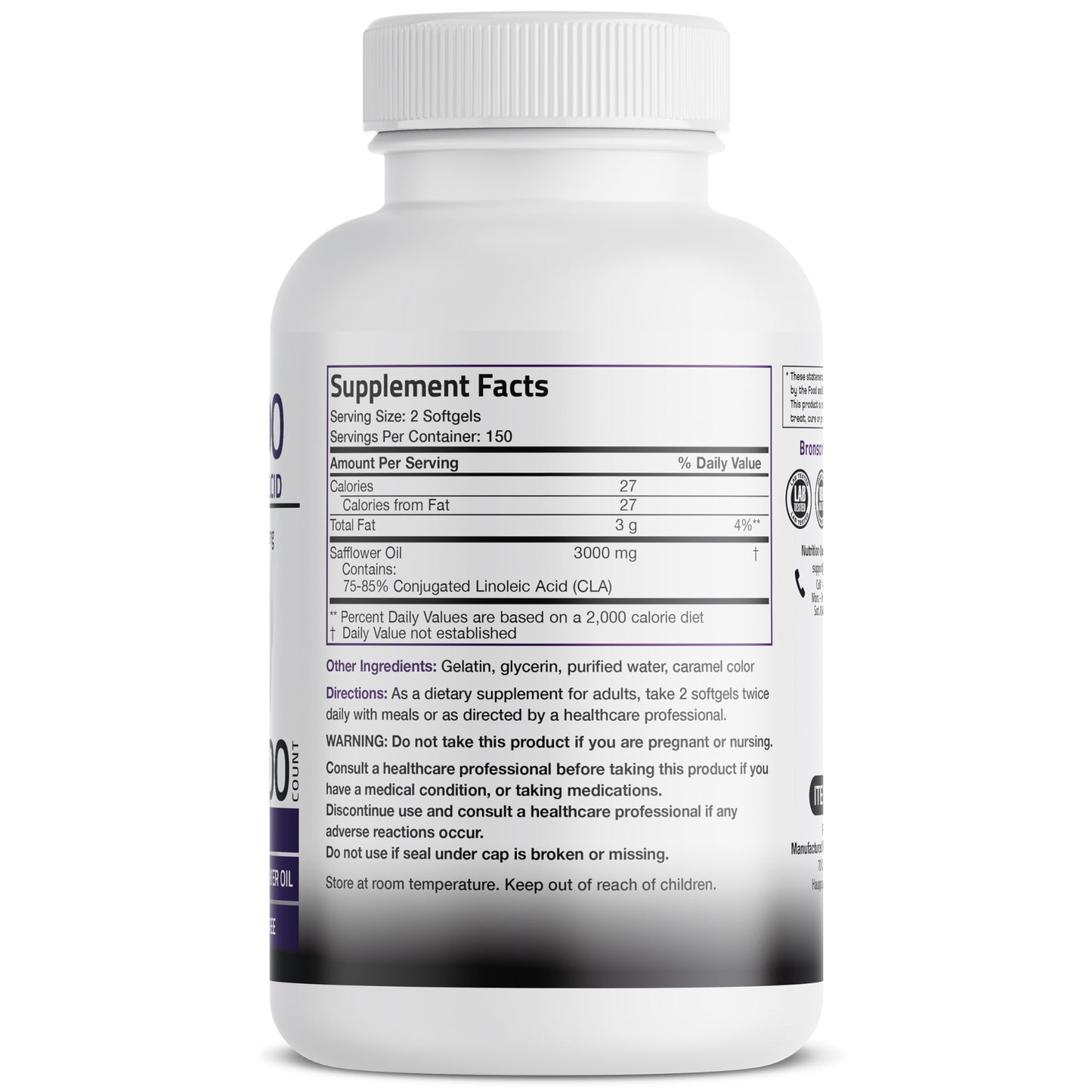 Bronson CLA 3000 Softgels 300