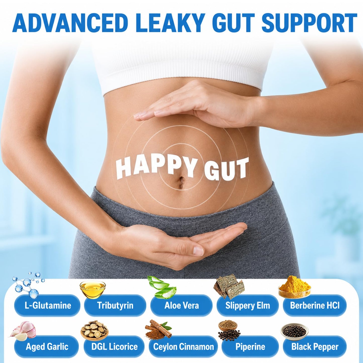 Trawecual Gut Health Capsule Supplement, 200 Capsules