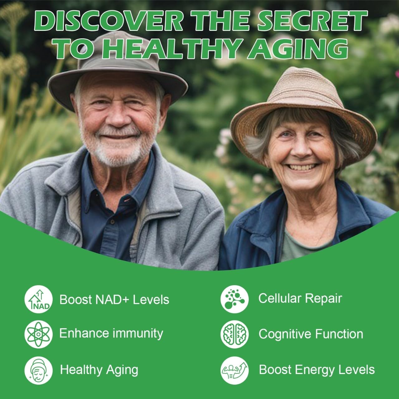 VitaCosmoX NAD+ with Resveratrol Similar to Nicotinamide Riboside Supplement 1000 mg 90 Capsules