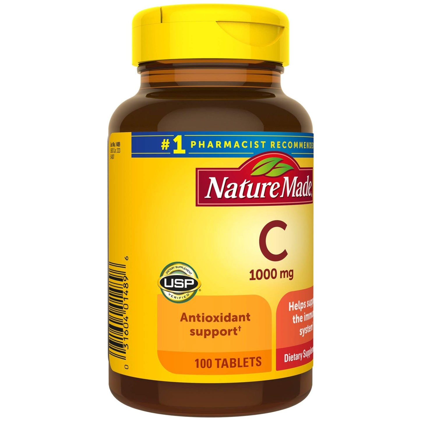 Nature Made Vitamin C 1000 mg Tablets, 300 Count