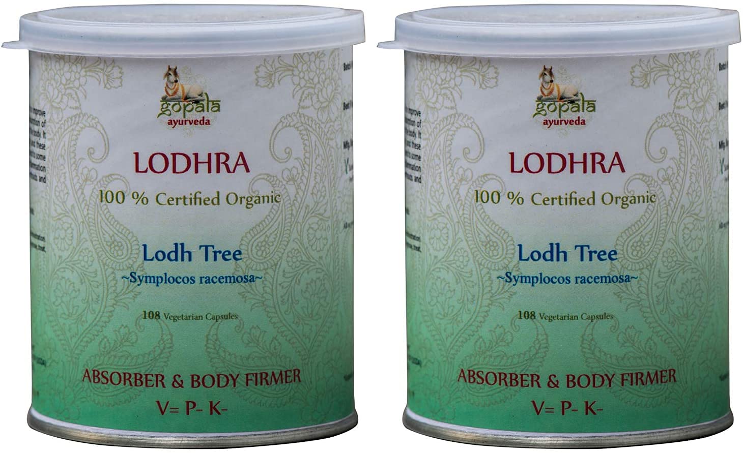 Gopala Organics Lodhra Capsules, Pack of 2
