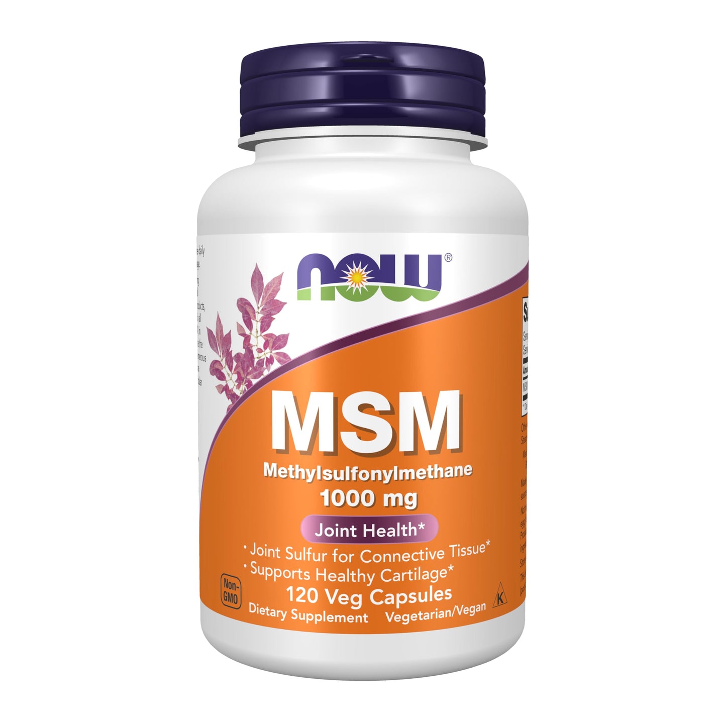 NOW Foods MSM 1000mg 120 Capsules