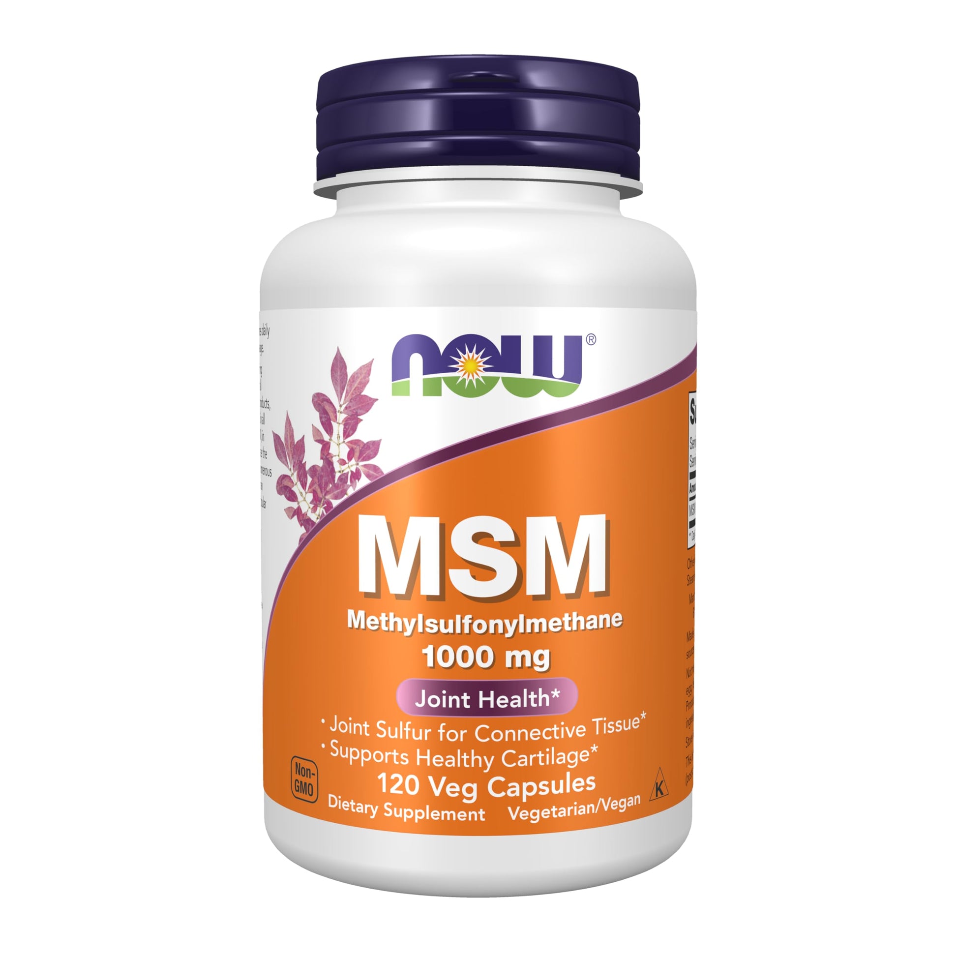 NOW Foods MSM 1000mg 120 Capsules