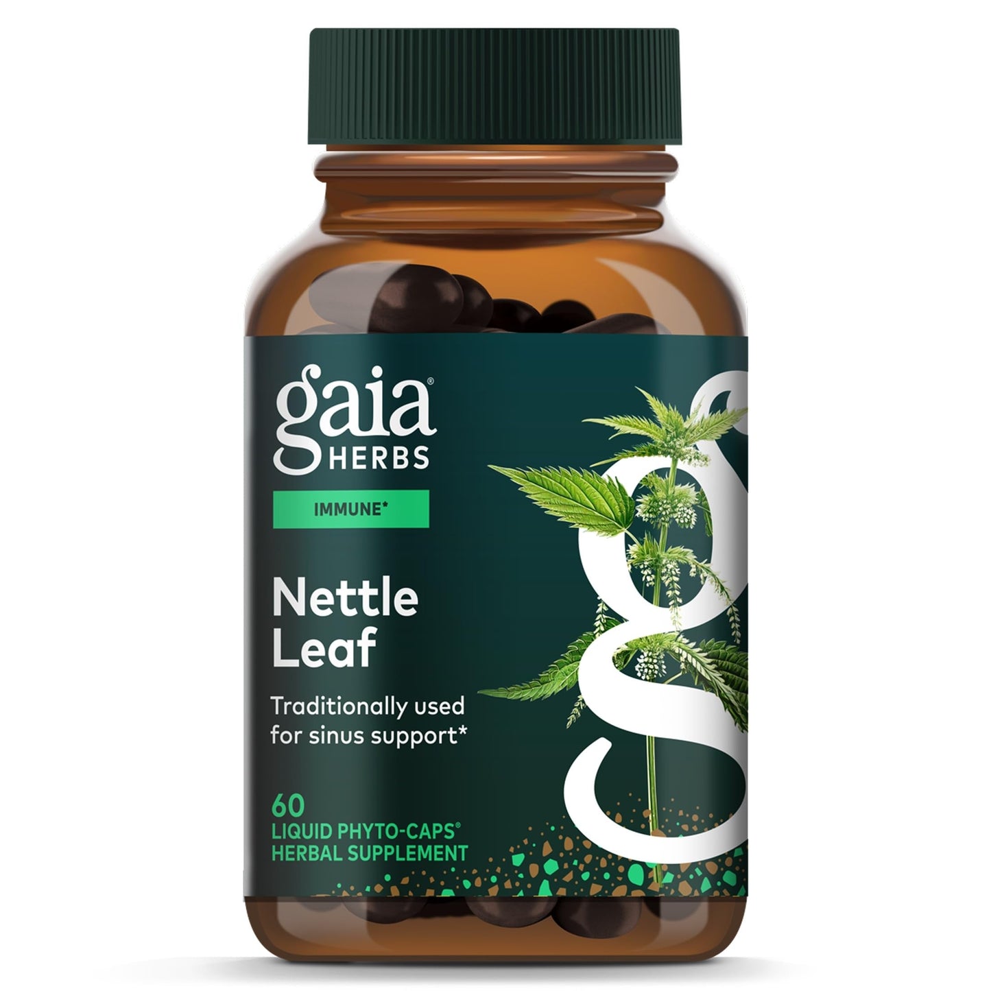 Gaia Herbs Nettle Leaf Capsule 60 Count