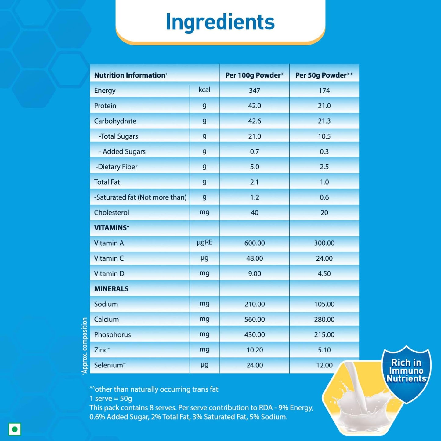 ReSource Nestle Resource High Protein Vanilla Flavor Protein Powder 14.11 oz