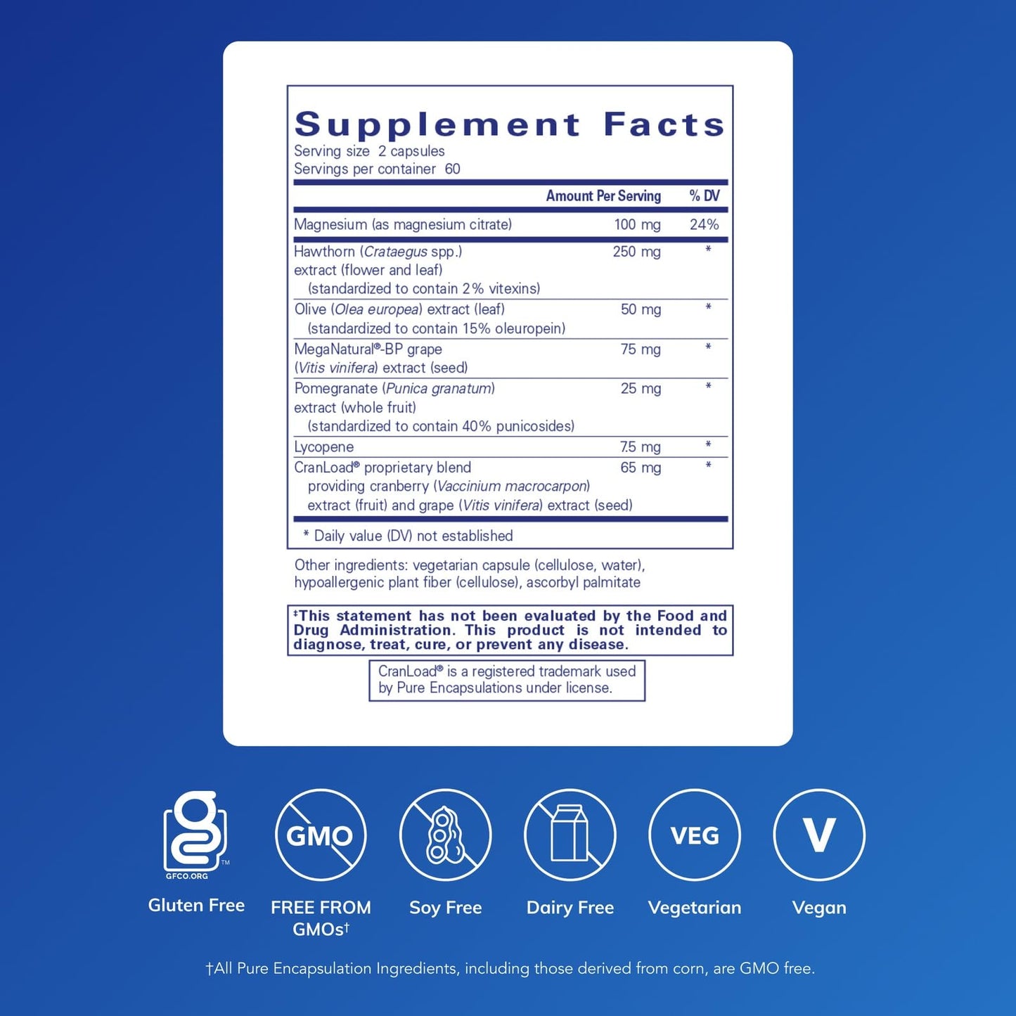 Pure Encapsulations Vascular Relax 120 Capsules