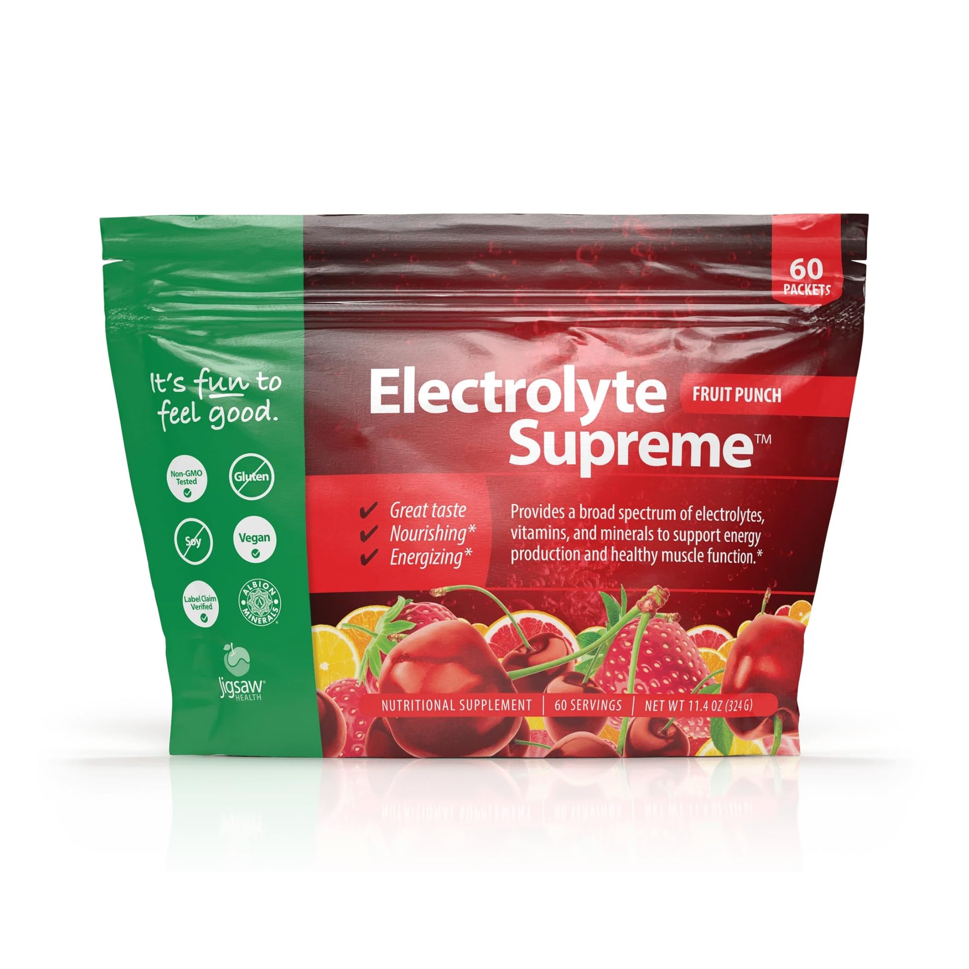 Jigsaw Health Electrolyte Supreme Powder 60 Servings