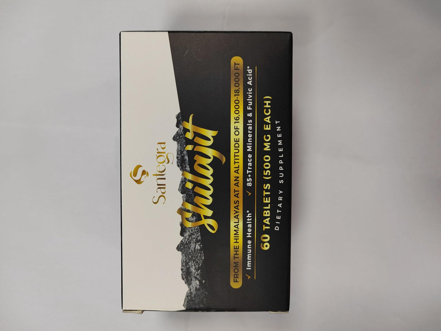 Santegra Shilajit Tablets 500 mg, 60 Count