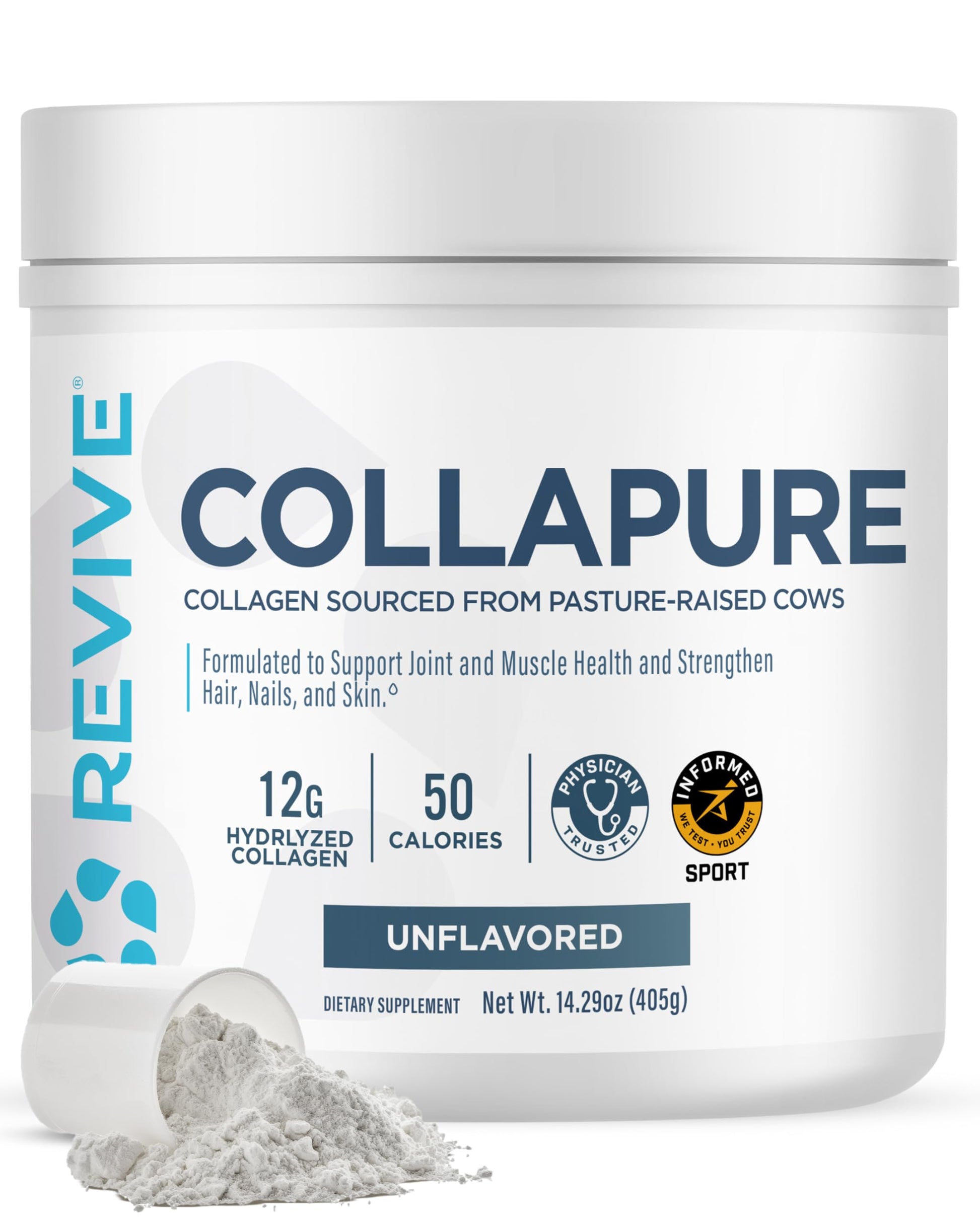Revive CollaPURE Collagen Peptides Powder, 30 Servings