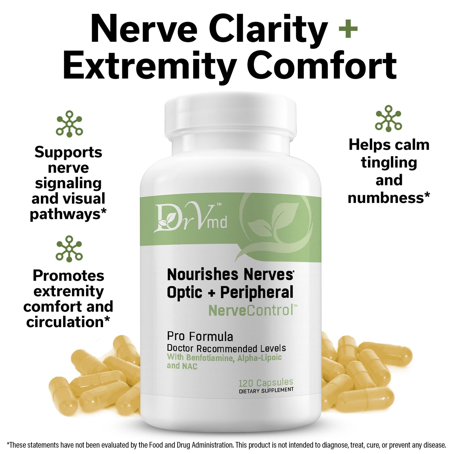 DrVmd Nerve Relief for Hands and Feet Capsules 120 Capsules