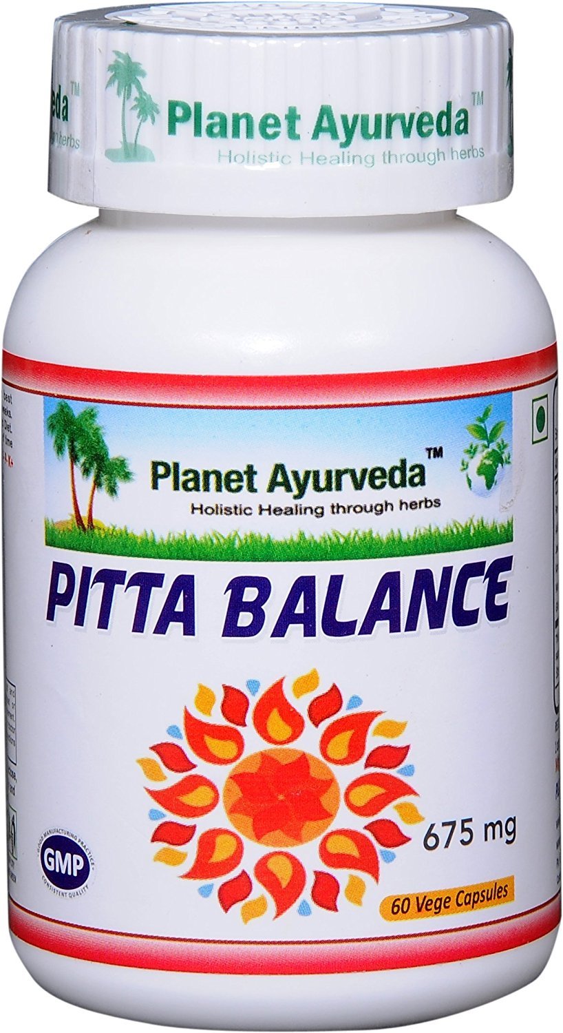 Planet Ayurveda Pitta Balance Capsules 120 Count