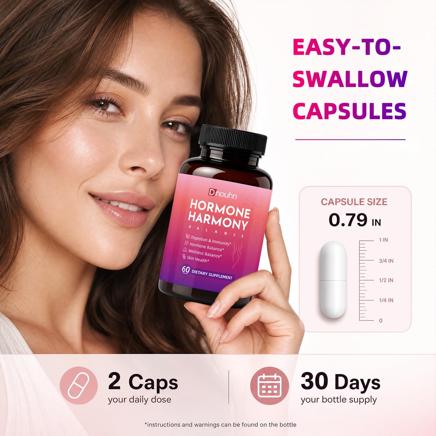 DNOUHN Hormone Harmony for Women Capsules 60 Count