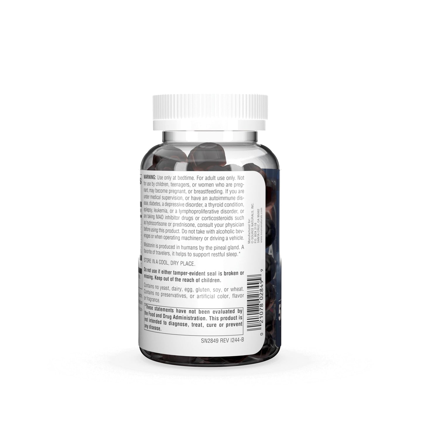 Source Naturals Sleep Science Melatonin 5 mg Gummies, 60