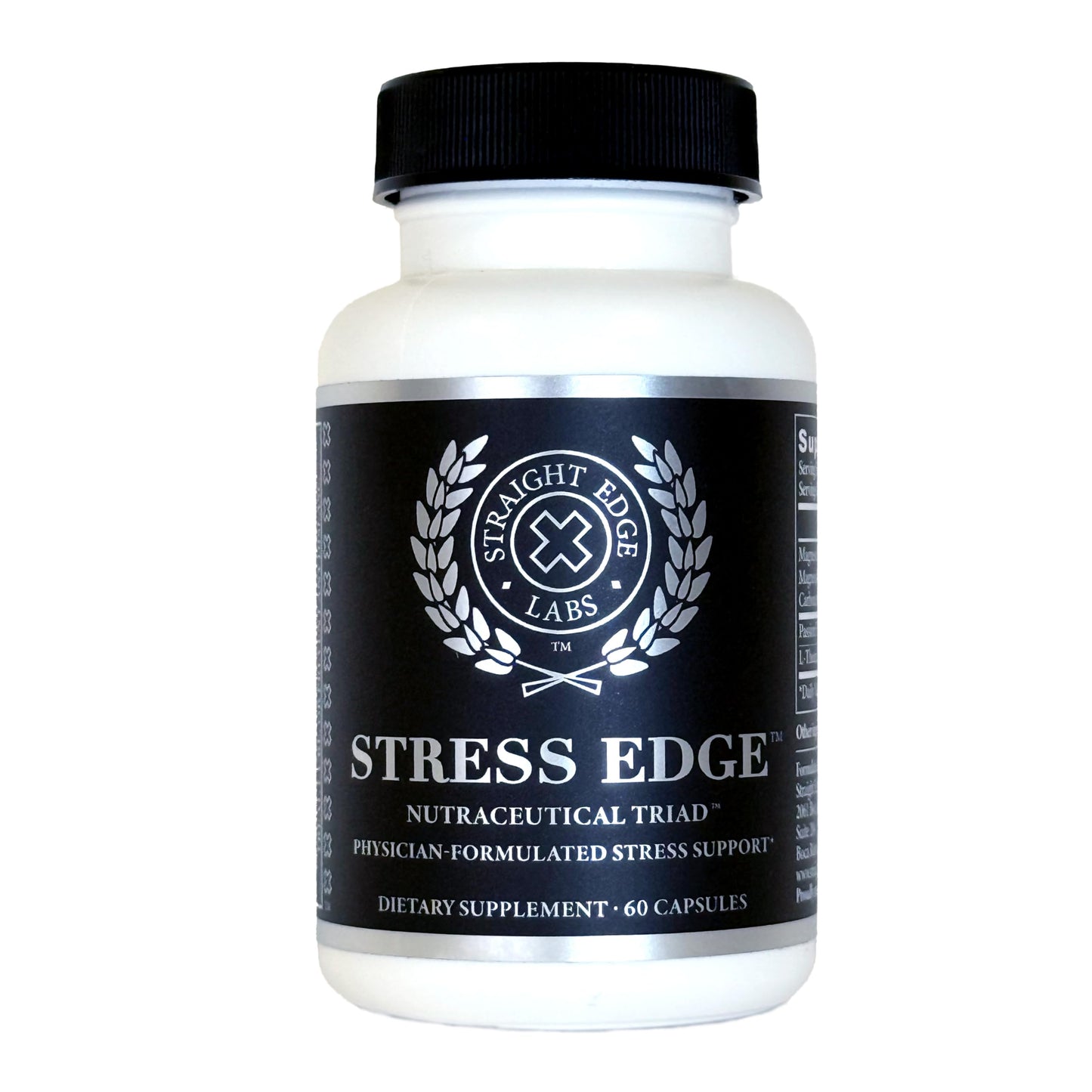 Straight Edge Labs Stress Edge Stress Relief Supplement 60 Capsules