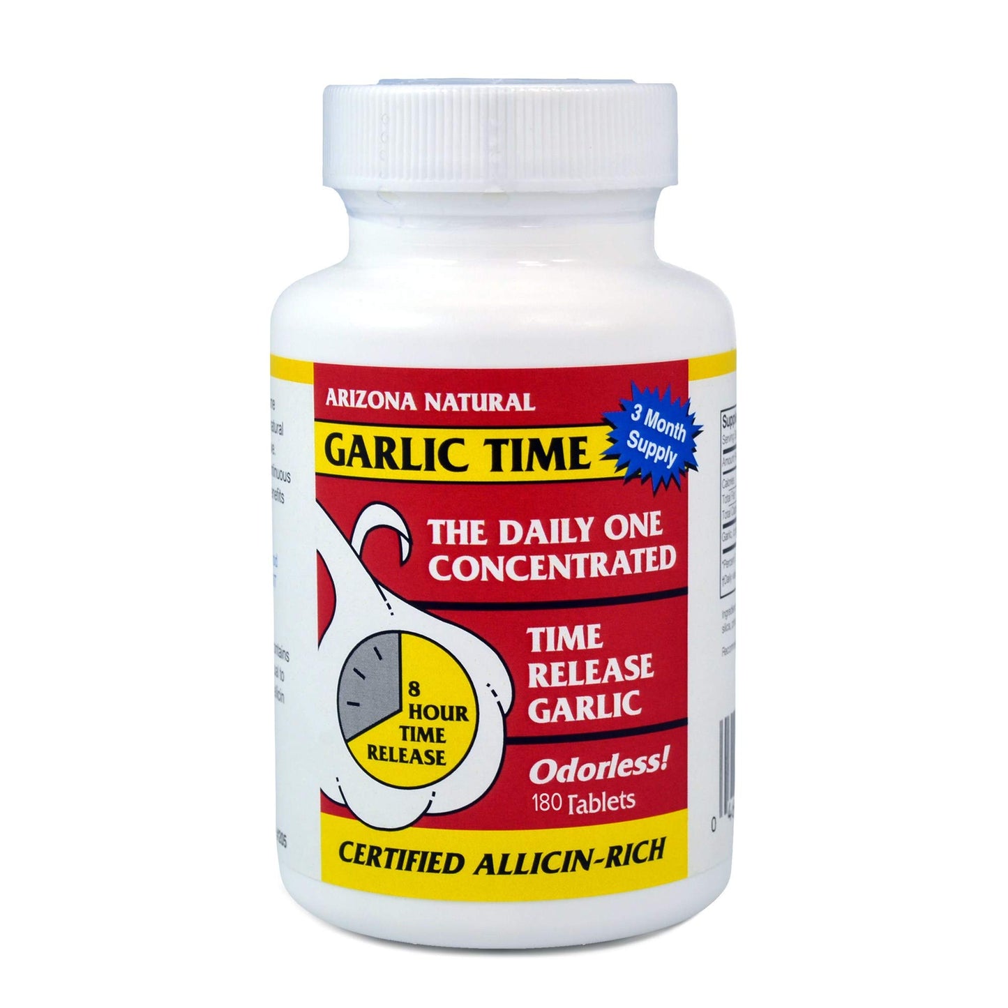Arizona Natural Resource Garlic Time Tablets, 180