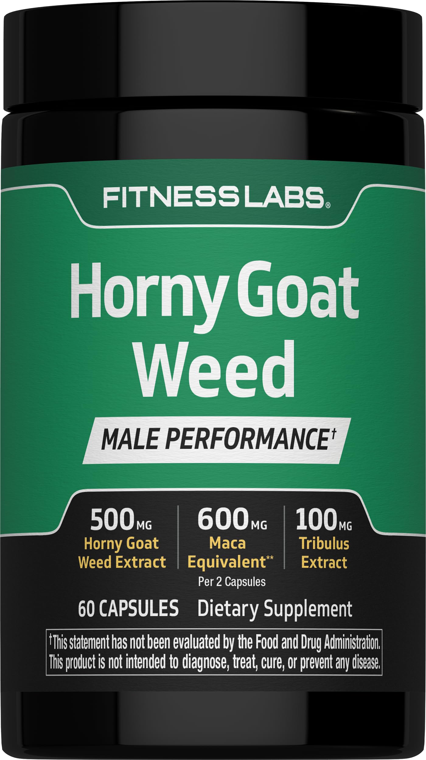Piping Rock Horny Goat Weed Complex Capsules, 60 Count