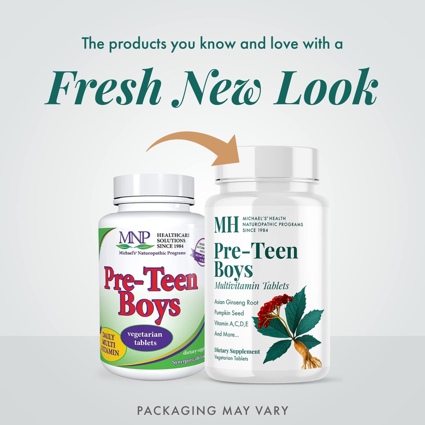 Michael's Health Naturopathic Programs Pre-Teen Boys Daily Multivitamin Tablets 60
