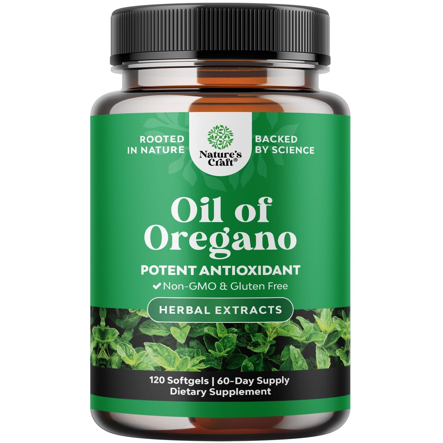 Natures Craft Wild Oregano Oil Softgels, 120 Count