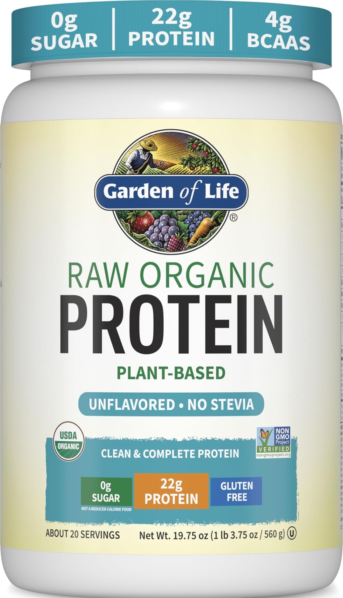 Garden of Life Organic Vegan Protein Powder, 1.23 lb