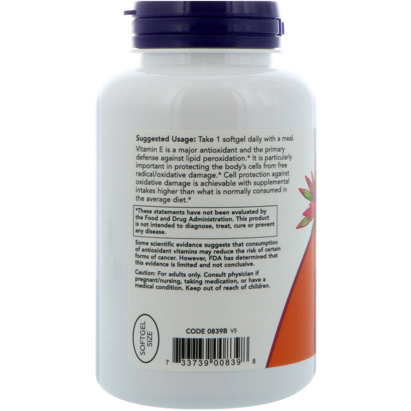 NOW Foods E-400 Vitamin E Capsules, 2-Pack