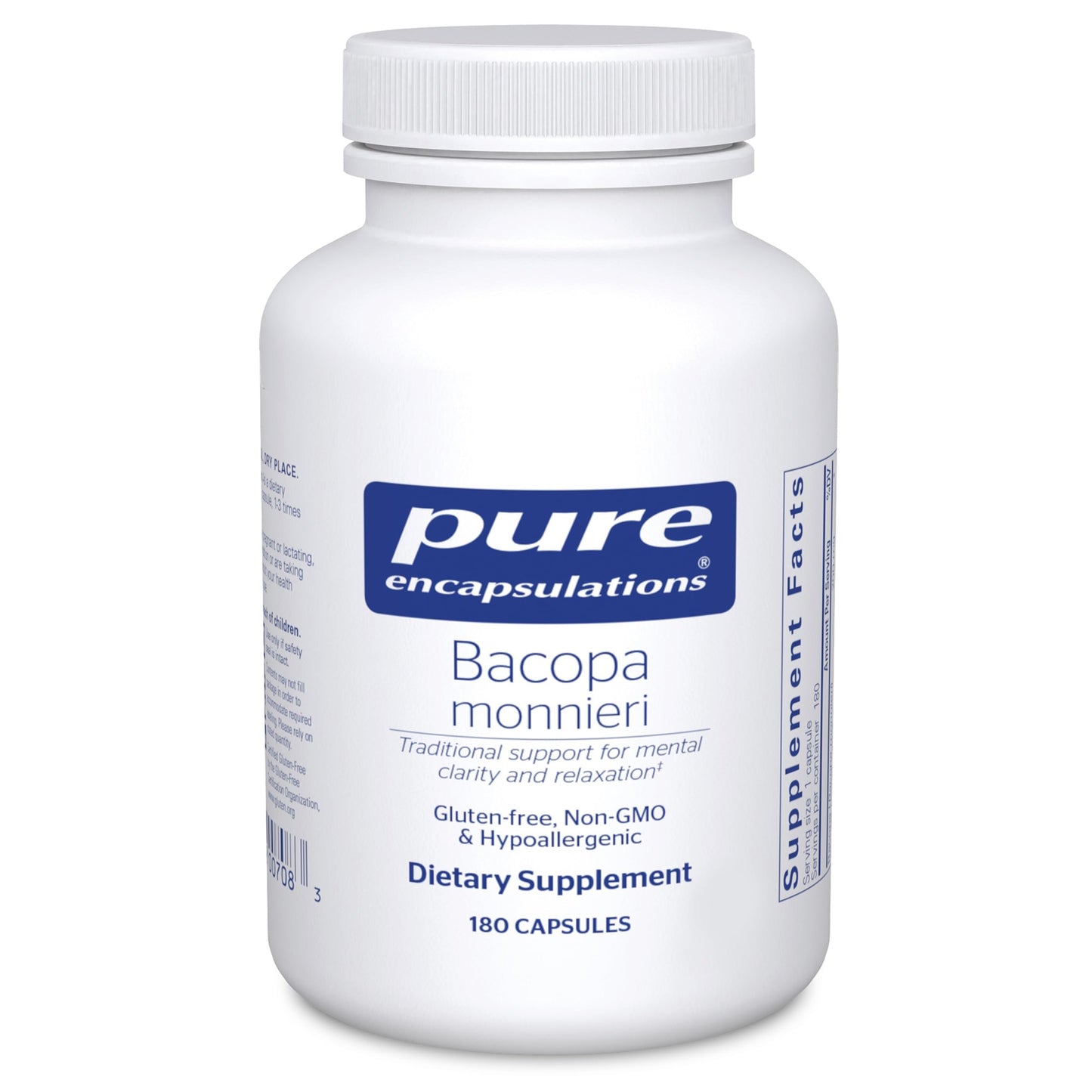 Pure Encapsulations Bacopa Monnieri 180 Capsules
