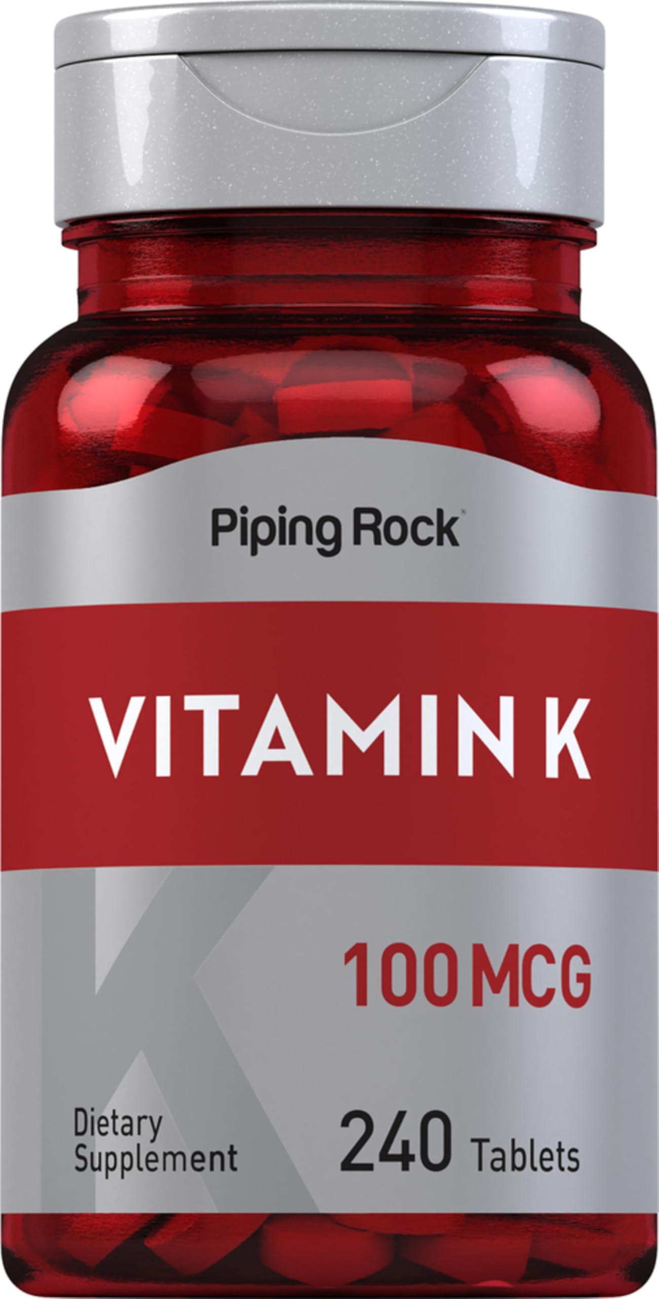 Piping Rock Vitamin K 100 mcg Tablet, 240 Tablets