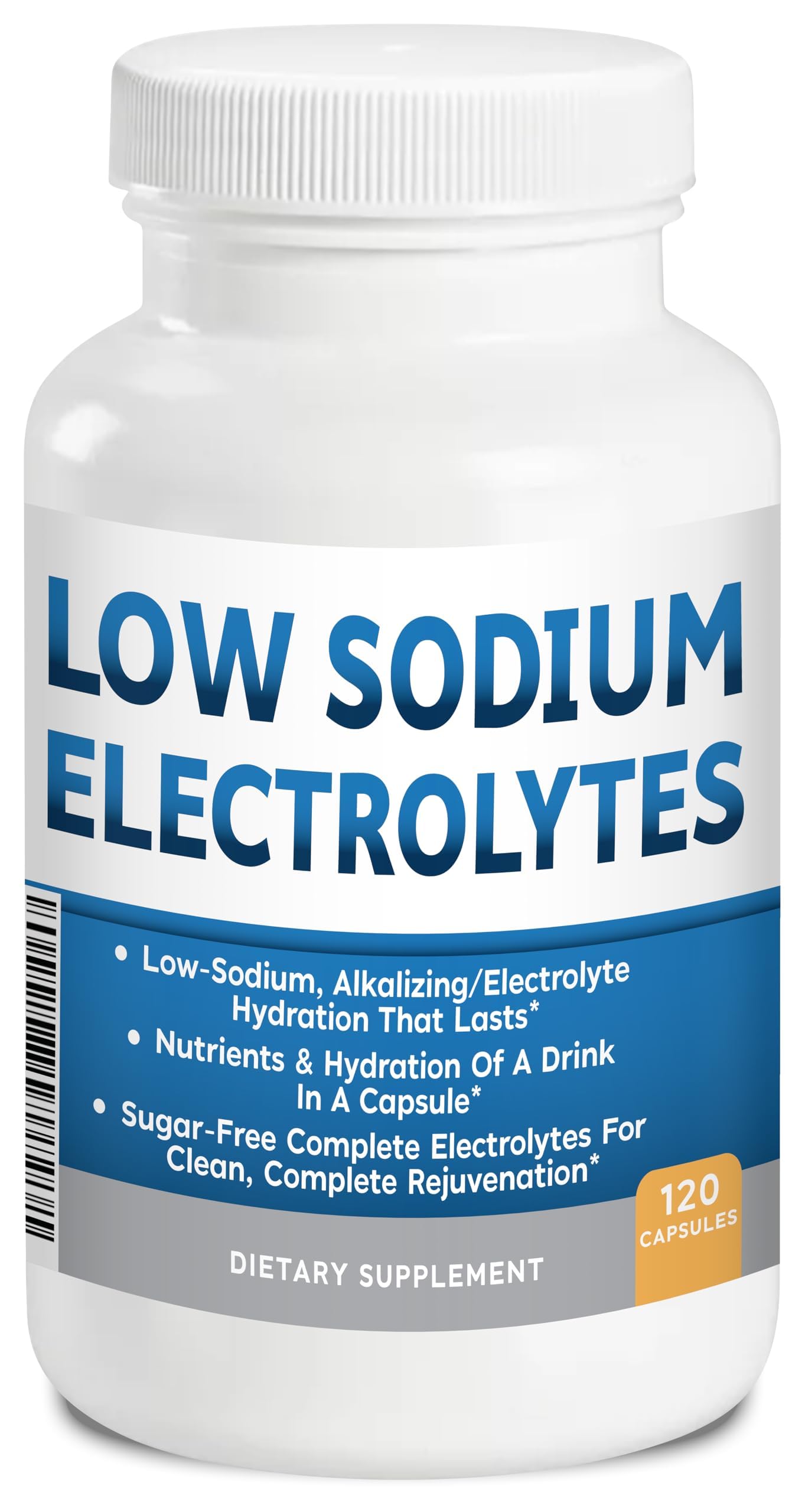 Kidney Restore Low-Sodium Electrolyte Supplement Capsules, 120 Count