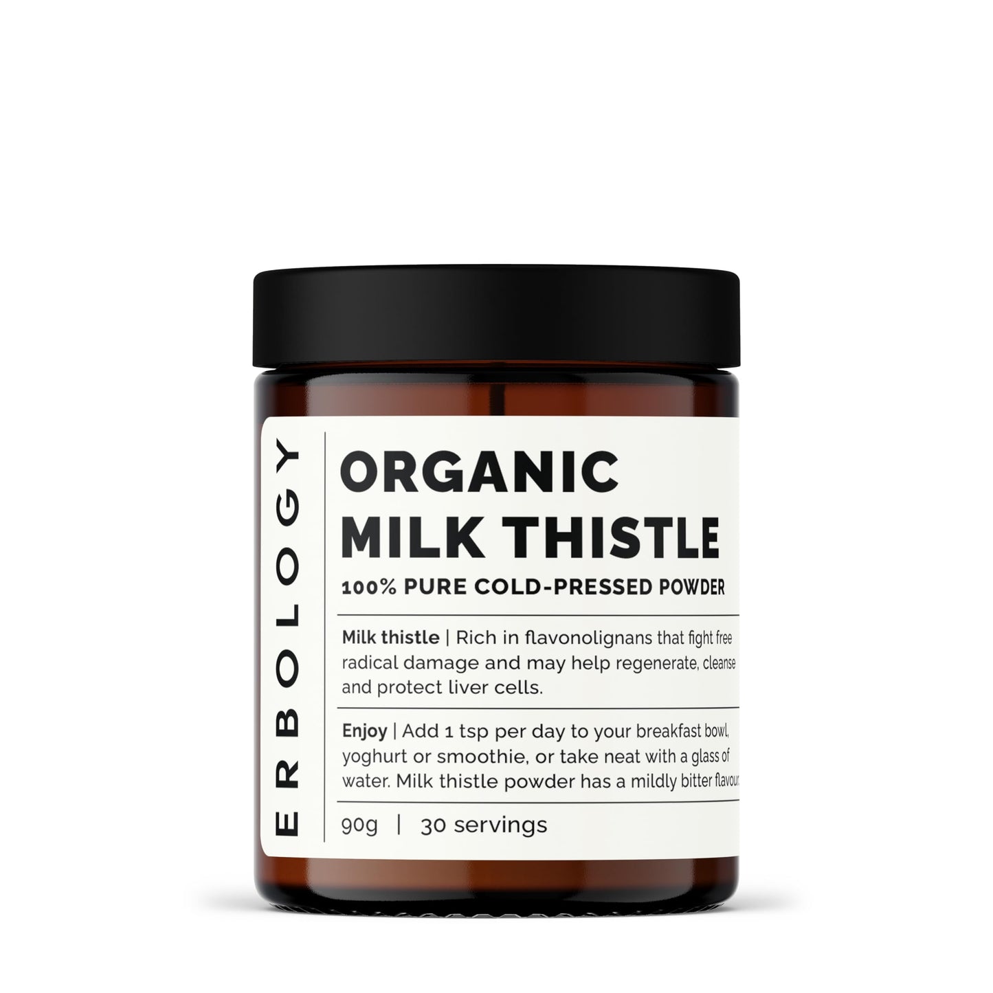 Erbology Organic Milk Thistle Powder 5.3 oz