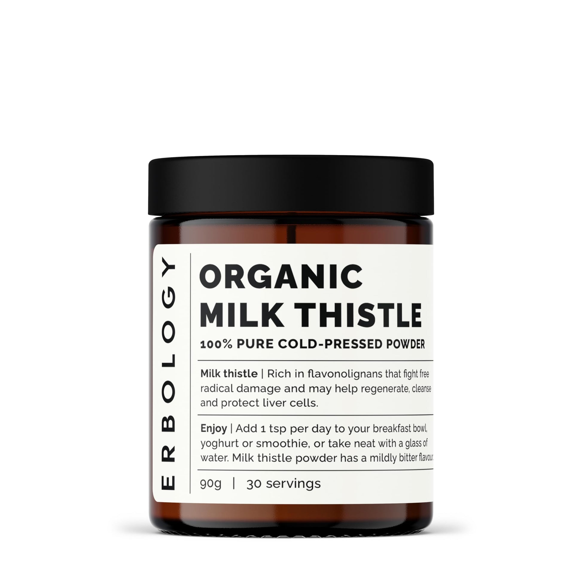 Erbology Organic Milk Thistle Powder 5.3 oz