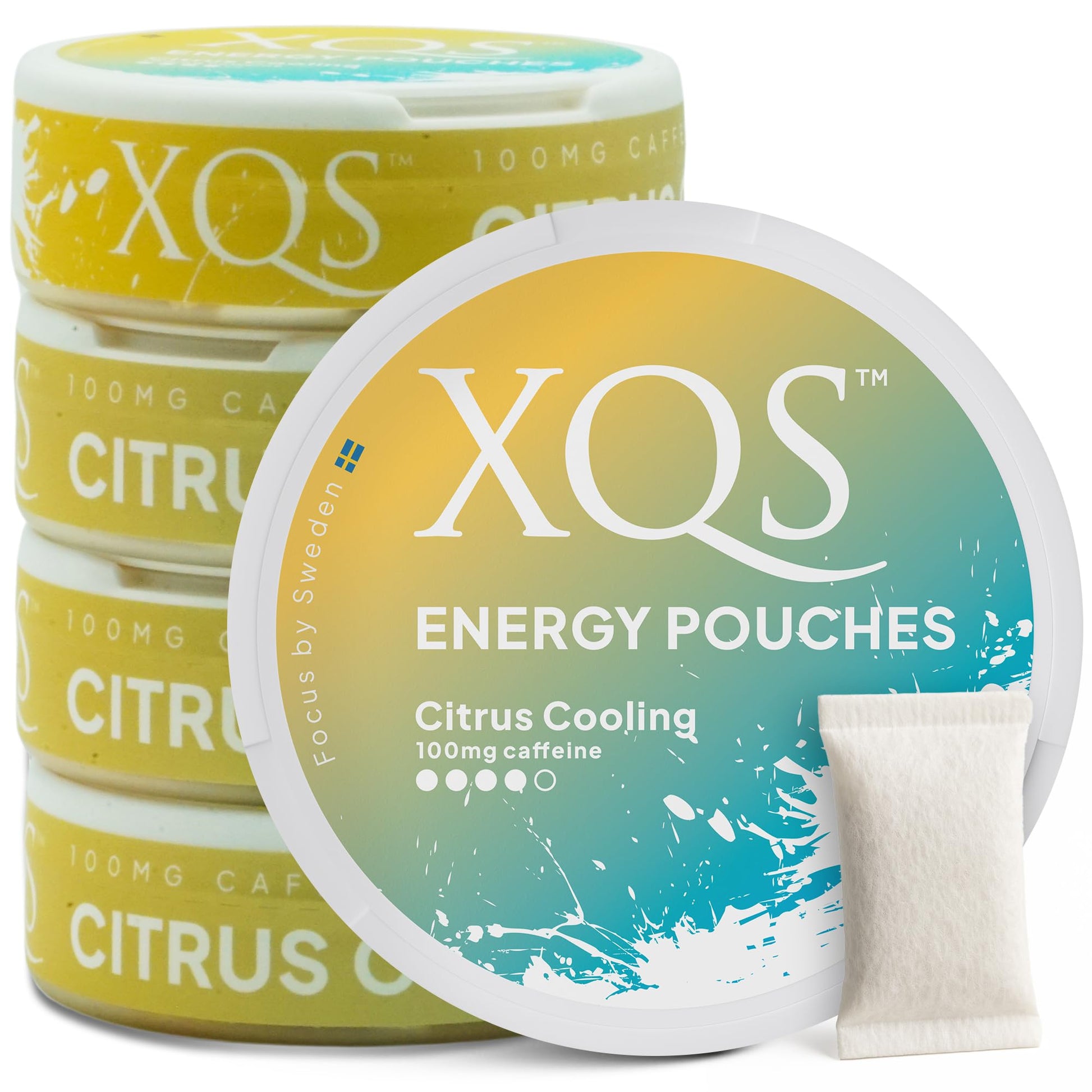 xqs Sugar Free Caffeine Pouches Caplets 5 Count