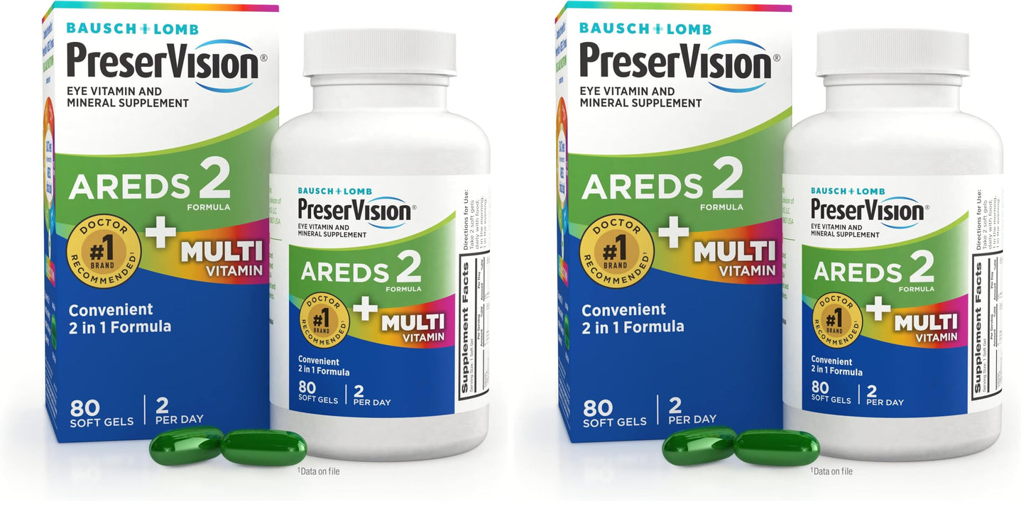 PreserVision AREDS 2 + Multivitamin Softgels, 160 Softgels