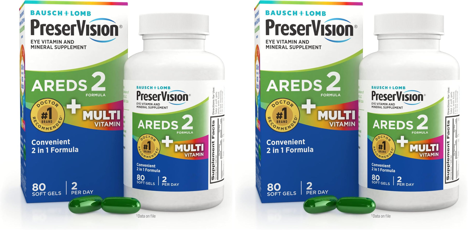PreserVision AREDS 2 + Multivitamin Softgels, 160 Softgels