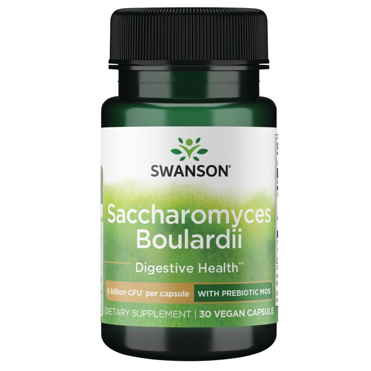 Swanson Saccharomyces Boulardii 5 Billion CFU Capsule, 30 Veg Capsules