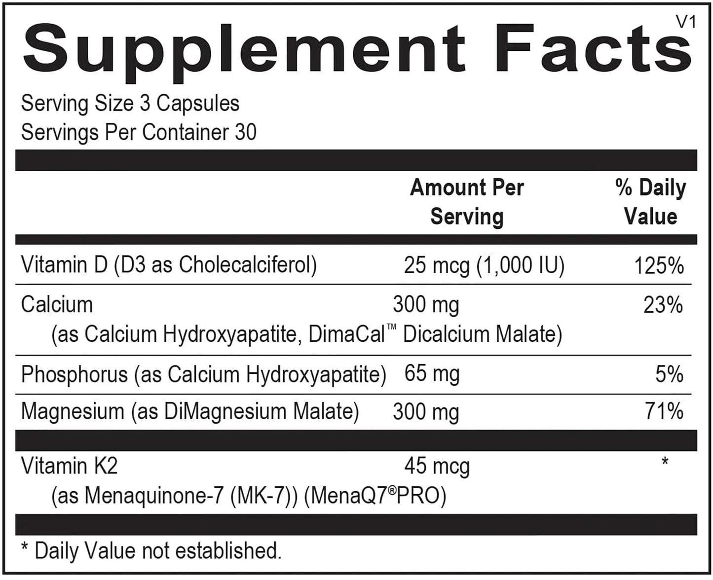 THE SOURCE MATTERS Osteo-Wise - Bone Health Formula Comprehensive Bone Support with Calcium, Magnesium, Vitamin D3 & K2 for Optimal Strength and Absorption, 90 Capsules