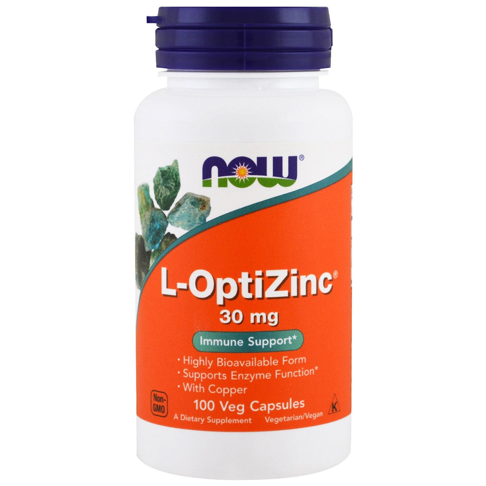 NOW Foods Opti L-zinc 30mg Capsules, 300 Capsules